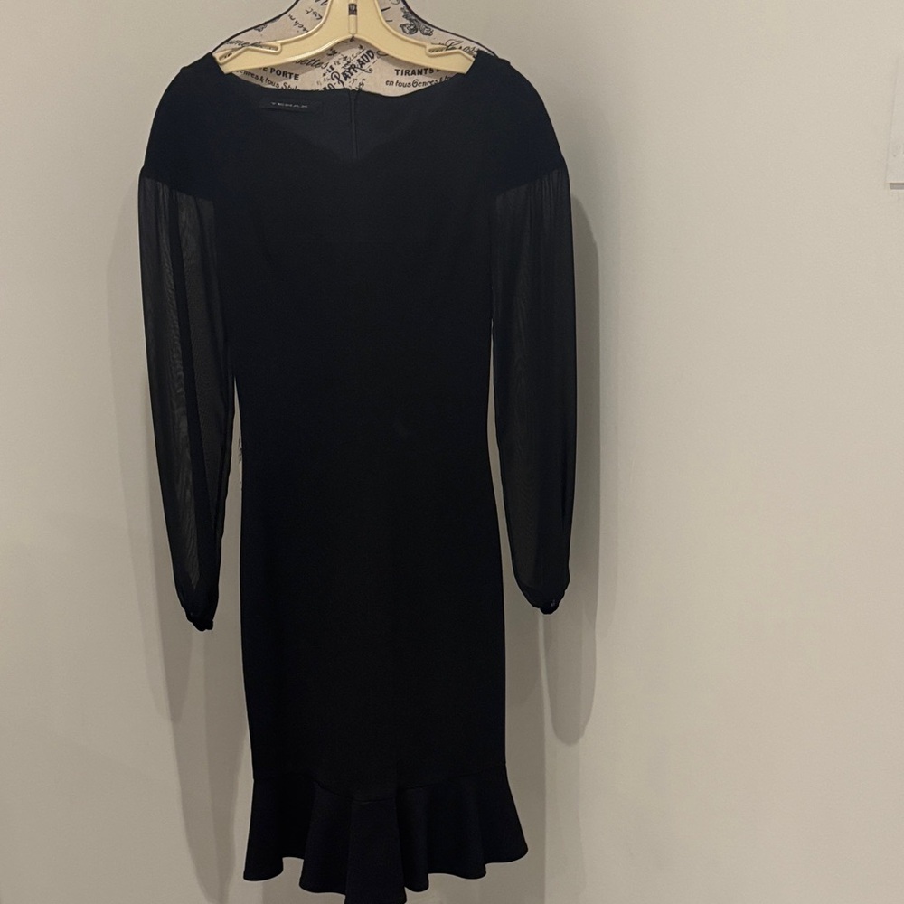 Chic Black Long Sleeve Dress